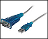 Adaptateur USB vers port Serie RS-232 mâle/mâle