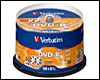 VERBATIM DVD-R 4.7 Go Certifi 16x - Pack de 50