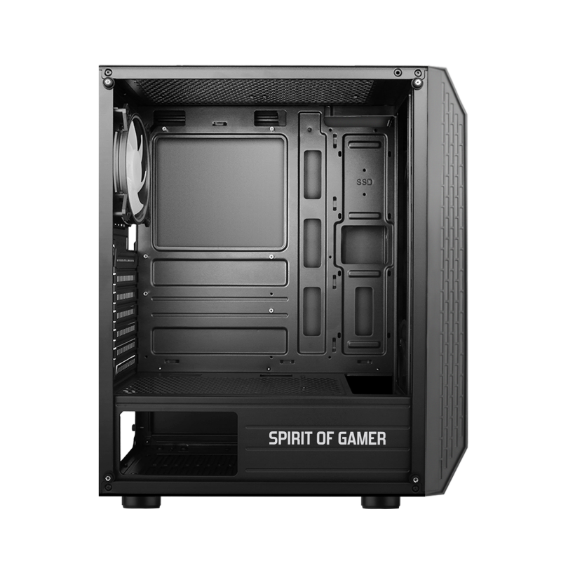 Boitier PC ATX, Micro-ATX, Mini-ITX Spirit of Gamer Rogue 6 ARGB Edition avec fentre sans alim, informatique ile de la Runion 974