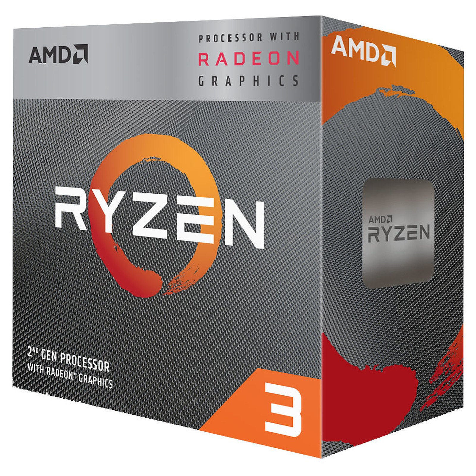 Processeur AMD 4 Core/4 Threads Socket AM4 Ryzen 3 3200G 6 Mo (Bote, informatique ile de la Runion, informatique-reunion.com