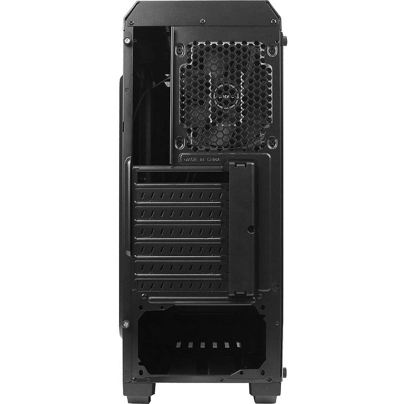 Boitier PC ATX, Micro-ATX, Mini-ITX Antec NX100 Noir-Gris moyen tour avec fentre sans alim, informatique ile de la Runion 974