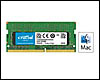 Mmoire So-Dimm Crucial DDR4 16Go PC19200 2400MHz CL17 pour <b>Mac</b>