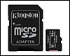 Carte mmoire Kingston micro SDXC 64 Go CL10 U1 + adaptateur SDXC