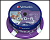 VERBATIM DVD+R 4.7 Go Certifi 16x imprimables Pack de 25