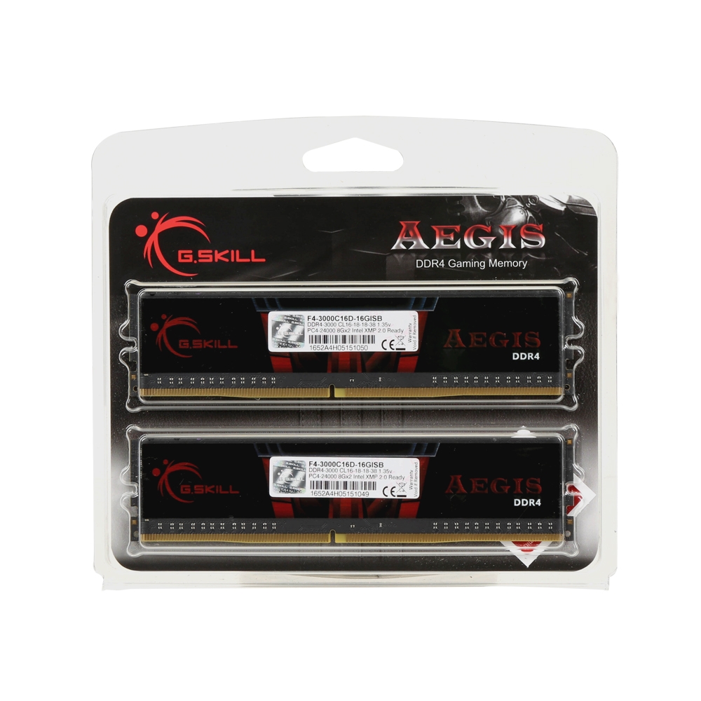 Mmoire G.Skill Aegis Kit 2x 8 Go DDR4 3000 MHz CL16, informatique ile de la Runion 974