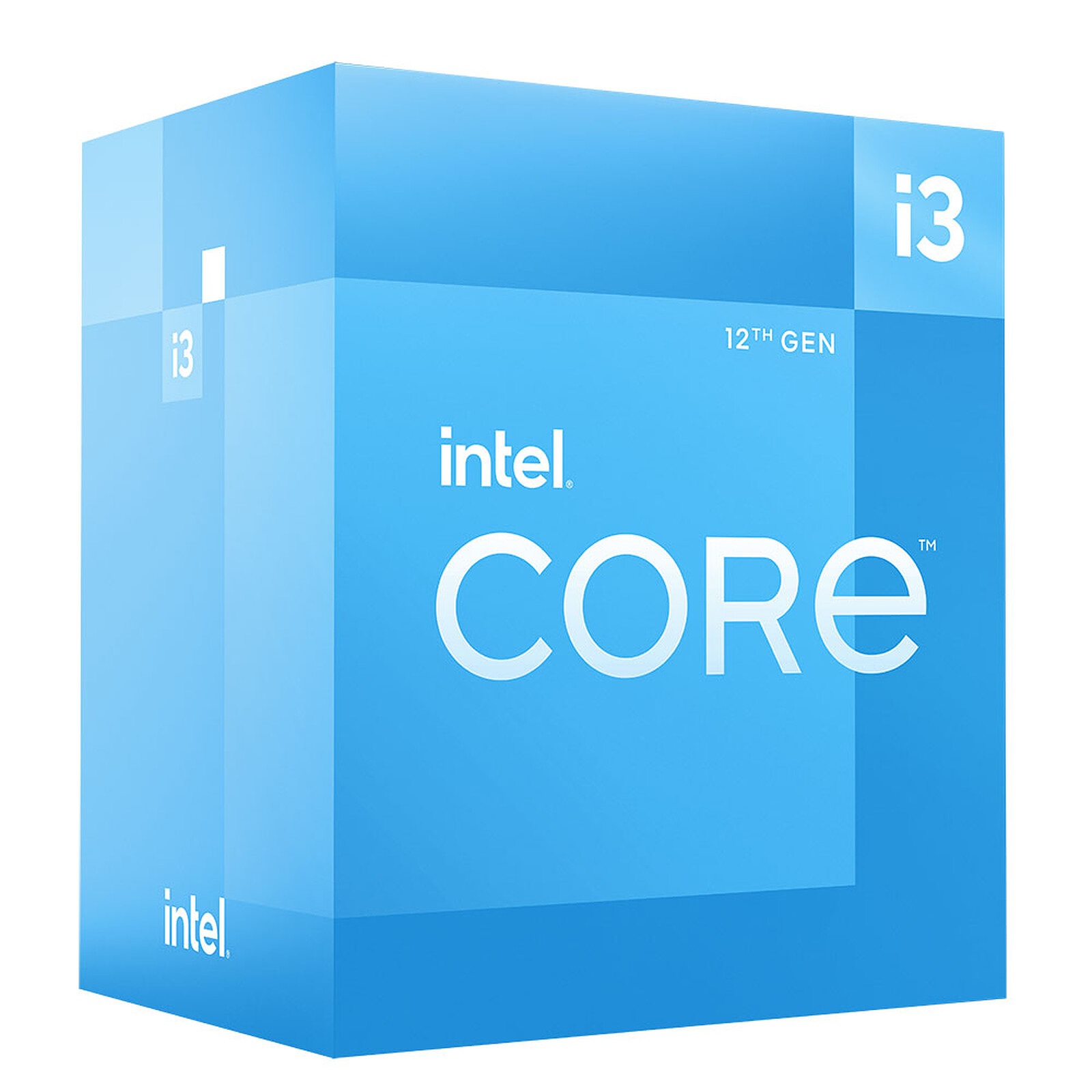 Processeur Intel Core i3 12100 3.3 GHz / 4.3 GHz, 4 Cores/8 Threads, Socket 1700, 25 Mo (Box) avec ventirad, Intel UHD Graphics 730, informatique ile de la runion, informatique runion, informatique 974