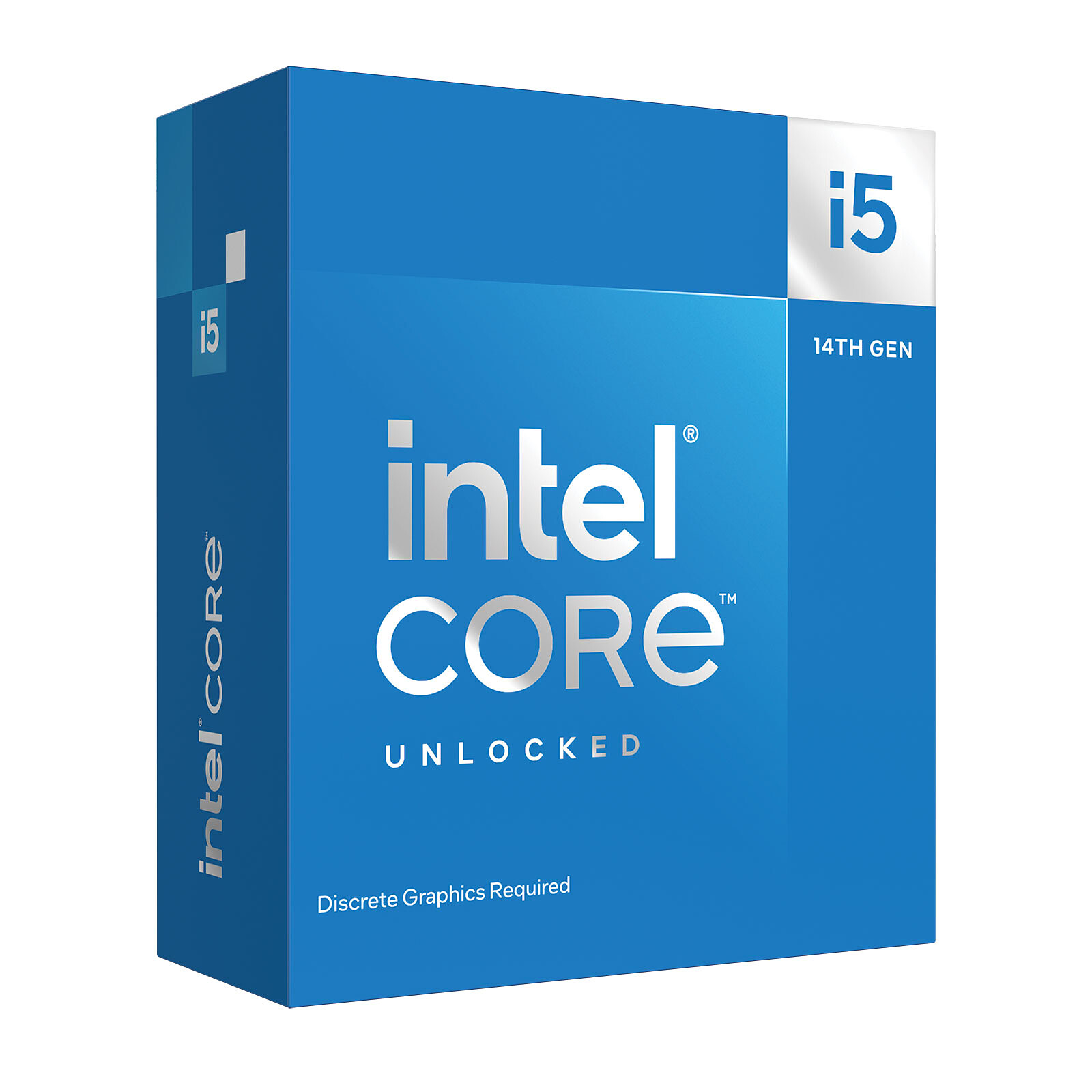 Processeur Intel Core i7 14600KF 3.5 GHz / 5.3 GHz, 14 Cores/20 Threads, Socket 1700, 24Mo (Box) Sans radiateur, sans IGP, informatique ile de la runion