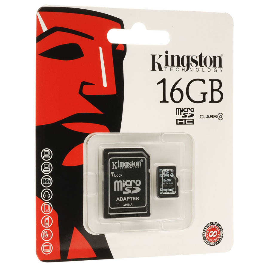 Carte mmoire Kingston micro SDHC 8 Go + adaptateur SD, informatique ile de la runion