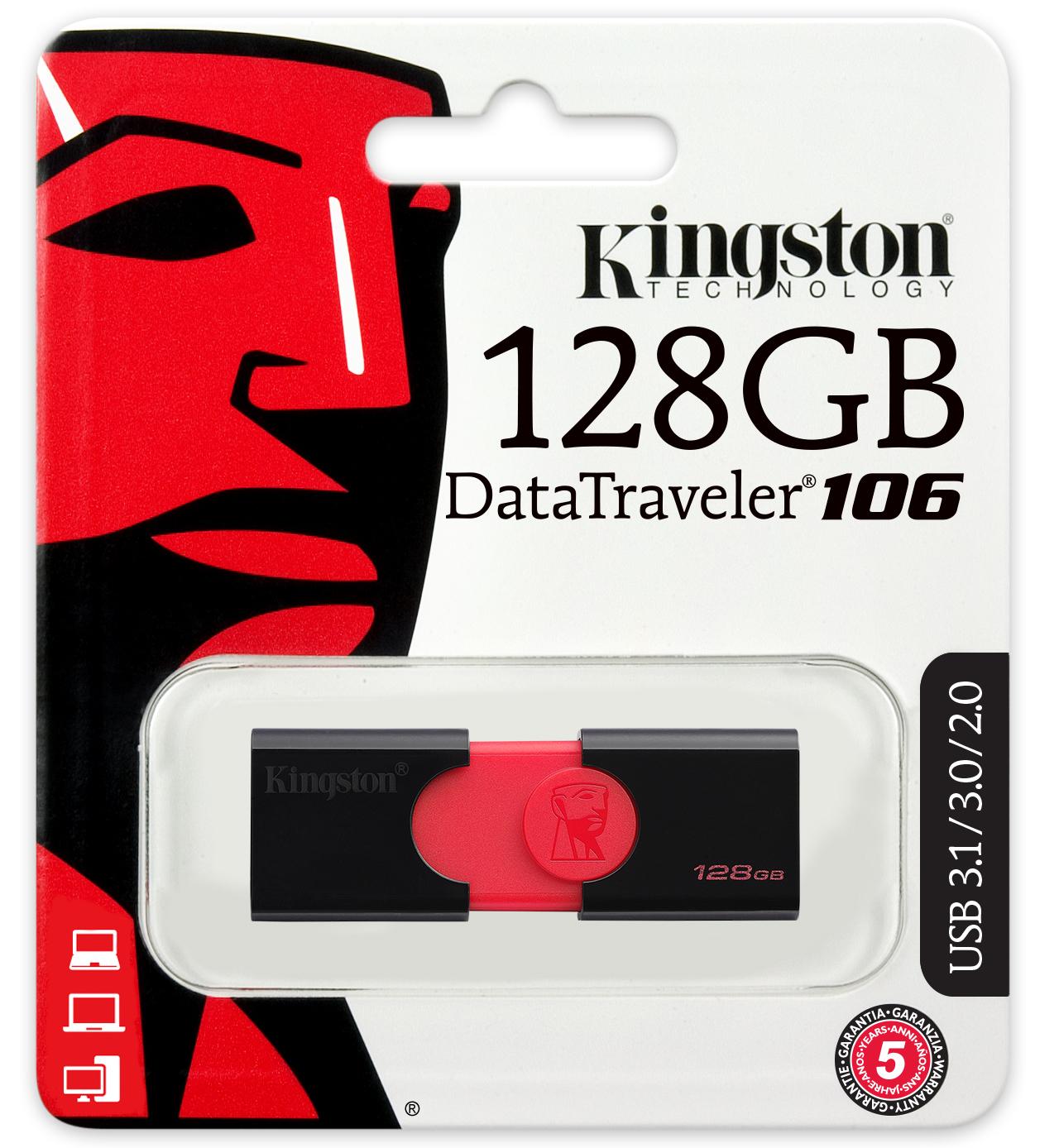 Cl USB 3.0 Kingston DataTraveler 106 128 Go , informatique ile de la runion
