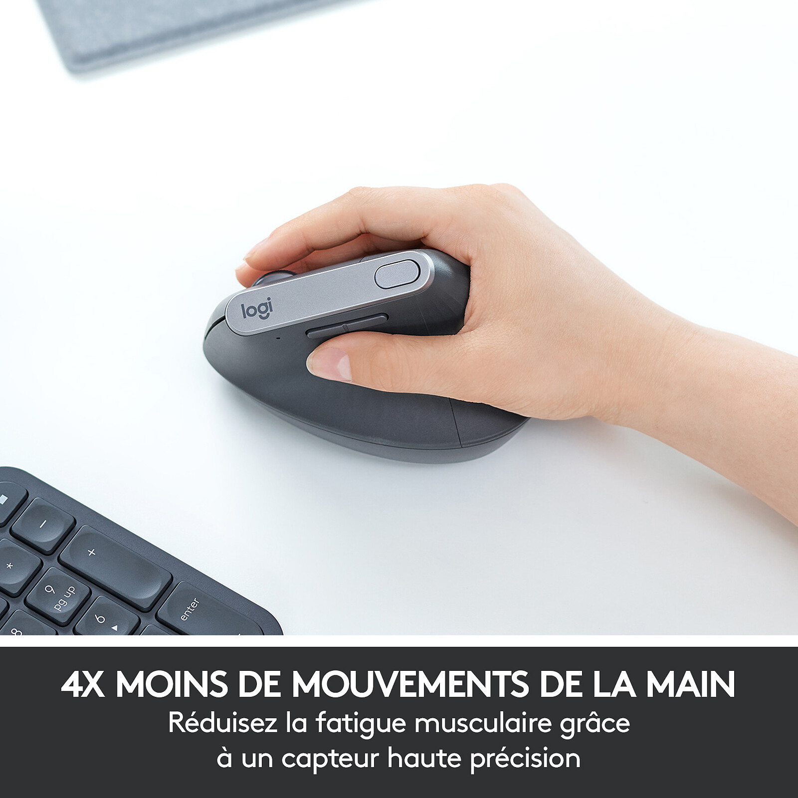 Souris laser sans fil Logitech MX Vertical, informatique ile de la runion 974