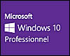 Microsoft Windows 10 Professionnel 32 ou 64 bits (franais) - Licence numrique OEM dmatrialise (sans DVD) pour 1 ordinateur