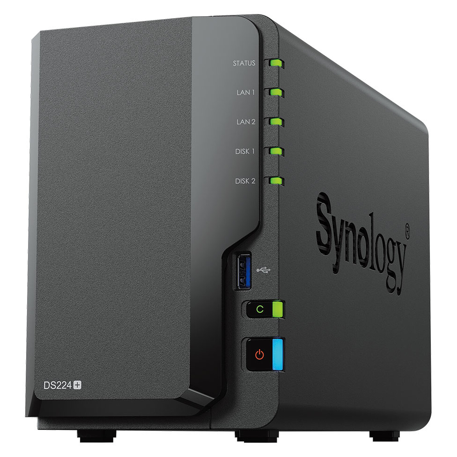 Serveur NAS hautes performances Synology DS224+ pour 2 disques durs SATA, Informatique ile de la Runion 974