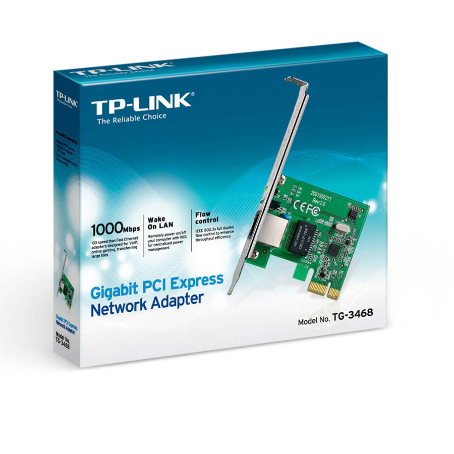 Carte rseau Ethernet PCIe TPLINK TG-3468 10/100/1000 Mbps, informatique Reunion, 974, Futur Runion
