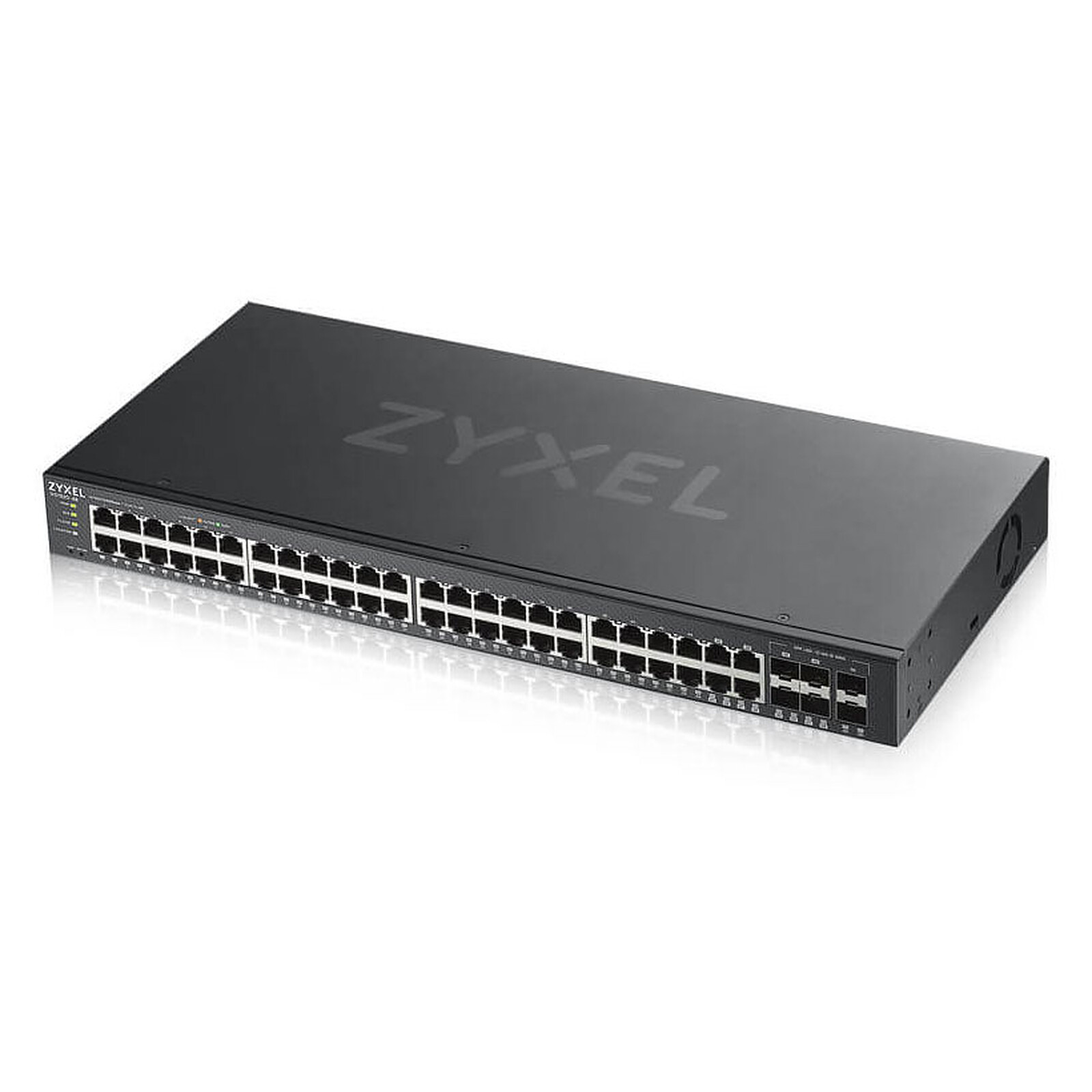 Switch rseau Zyxel Gigabit 48 ports 100/1000 Mbps + 4 ports combo 1GbE/SFP + 2 SFP ddis, informatique Reunion, 974, Futur Runion